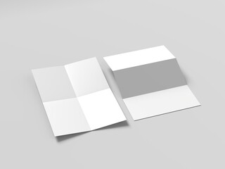 Minimalist Letterhead Stationery Mockup with Realistic Paper Texture and Natural Shadows