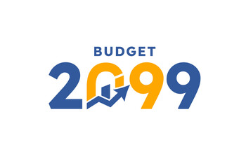 Budget 2099 logo design, 2099 budget banner design templates png