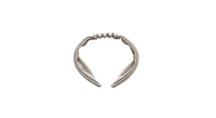 Silver ring jewelry for women isolated PNG with Transparent Background
