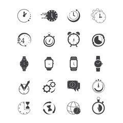 Timekeeping icons