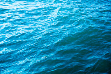 Blue sea water background texture