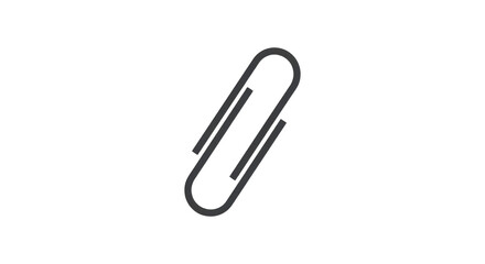Obraz premium Paperclip icon vector