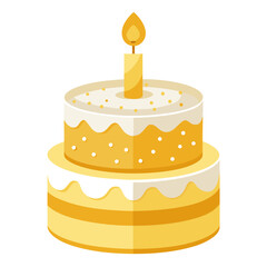 Golden Sprinkle Cake