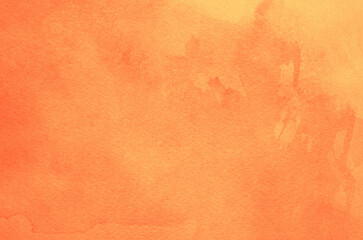 Abstract light orange watercolor for background.