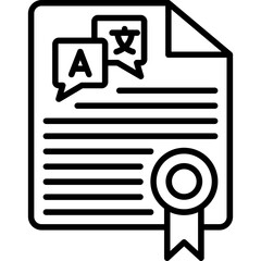 Certificate Icon