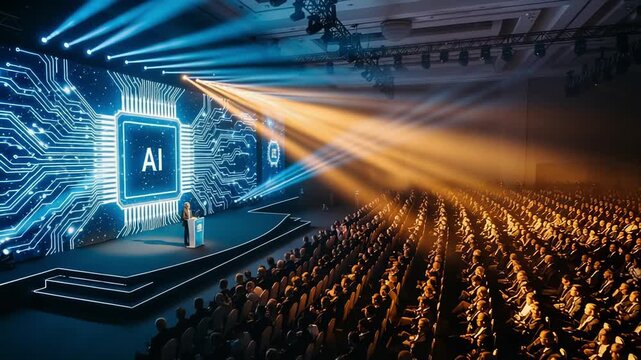 ai keynote stage presentation &mdash; chief product officer address