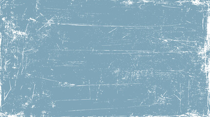 Dusty blue background with white scratches and speckles distressed texture effect grunge