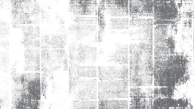 Faded distressed vintage newspaper print with blurred text and scattered dots vector