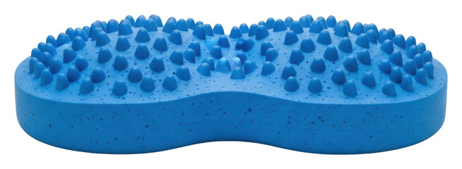 Obraz premium Unique blue foam massager home product view isolated on transparent background