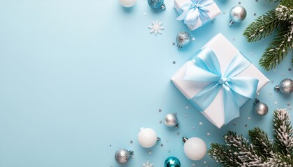 Festive gift wrapping event holiday celebration image collection winter wonderland aerial view joyful gifting concept for seasonal seo engagement