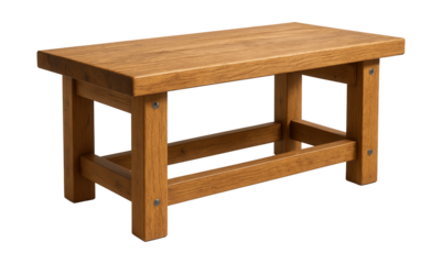 A sturdy workbench with a wooden surface, ideal for DIY projects in a basement shop.