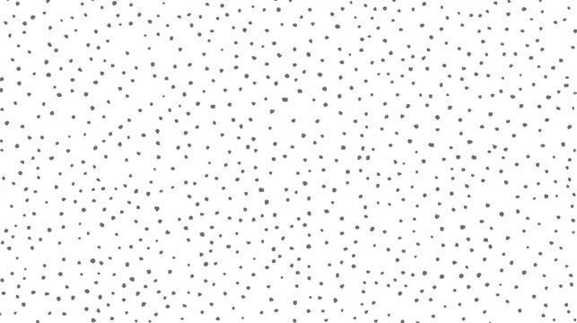 Scattered irregular grey dots on a clean white background abstract pattern black