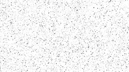 Scattered small dark grey dots and irregular shapes on a clean white background texture pattern spots