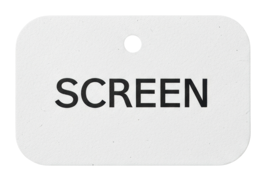 Creative display of screen technology in modern office environment isolated on transparent background