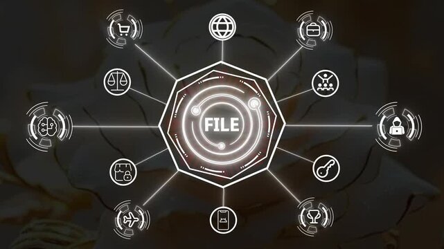 Modern Investment Business File, Presentation Template with Dynamic Data Charts, Professional Growth Animation, Corporate Finance Visualization, and Company Success Progress Design Concept