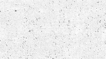 Textured white background with scattered dark gray dots and irregular speckles creating a distressed pattern