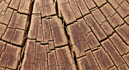 Close-up of Cracked Wood Texture, Surface, Natural, Background