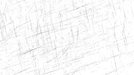 White background with random grey distressed lines and dots texture abstract pattern vector