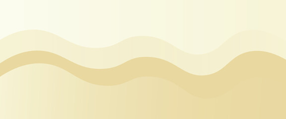 A smooth, beige background with flowing beige waves. The background is soft and calming, featuring a gentle beige gradient. Minimal abstract wavy gradient vector background