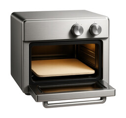 Obraz premium A compact oven with a pizza stone for perfect, crispy crusts at home.