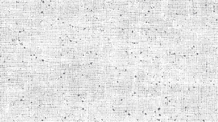 White fabric texture with subtle gray speckles and a woven grid pattern vector