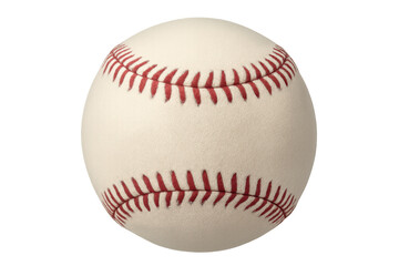 Baseball isolated on transparent background illustrating sports game and competition equipment