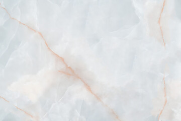 Obraz premium Delicate Light Blue and White Marble Texture Background with Subtle Pink Veins