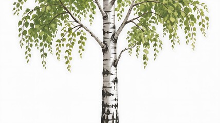 Fototapeta premium vector illustration of a tree