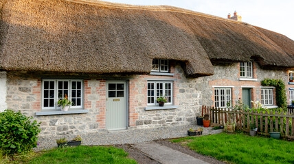 Traditional Irish cottage in Adare village