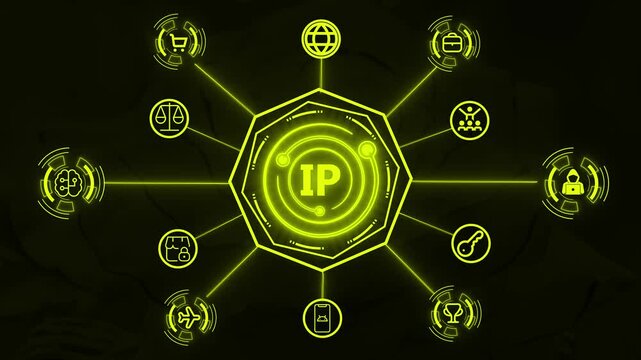 Modern Investment Business I-P, Presentation Template with Dynamic Data Charts, Professional Growth Animation, Corporate Finance Visualization, and Company Success Progress Design Concept