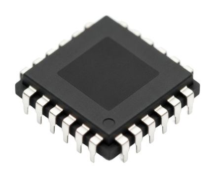 Exploring microchip technology advanced lab digital innovation isolated on transparent background