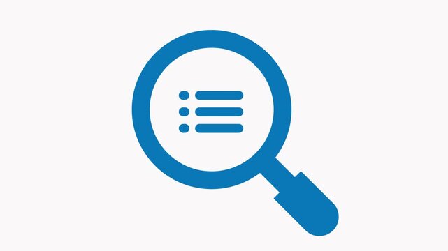 search  icon animation simple flat
