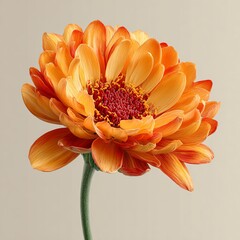 Autumn-colored daisy blooming gracefully