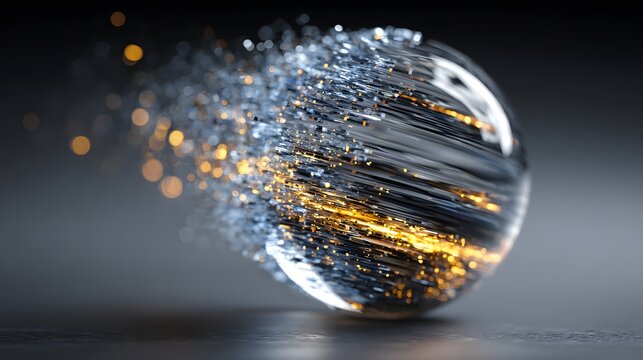 3d render of an abstract sphere