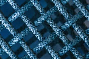 ROPE NET - Geometric pattern made of sisal line