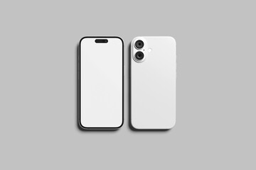 Smartphone Screen Mockup - 3D Illustration