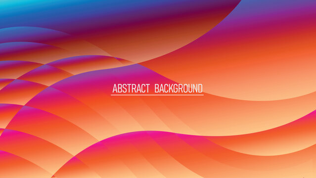 Fototapeta Colorful rainbow wave background vector design illustration