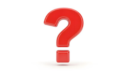Intriguing red question mark asking for answers, ready to solve your problem now, find solutions and explore ideas