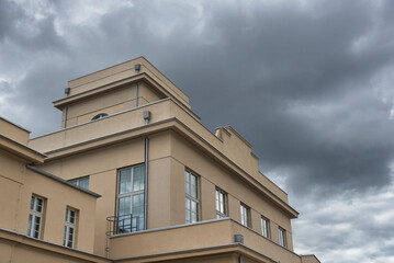 ARCHITECTURE - A beautiful railway station building from 1929 in the modernist style in Zbaszyn
