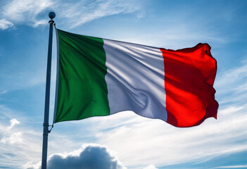 flag of italy wallpaper render