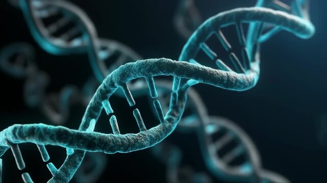 4K Video of DNA Helix A Scientific Exploration of Genetics and Life's Blueprint