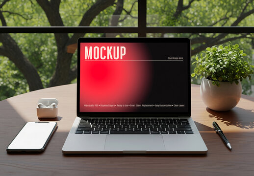 Laptop Screen Mockup