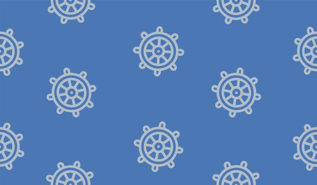 Ship rudder pattern background vector design