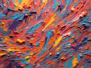 Painting background with vibrant colors . Fantasy concept. Generated with AI