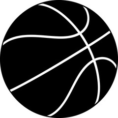 basketball ball vector, basketball ball, black isolated silhouette