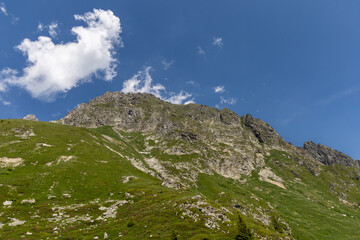 Beautiful alpine landscape in the Lauzière massif, Savoie , France 