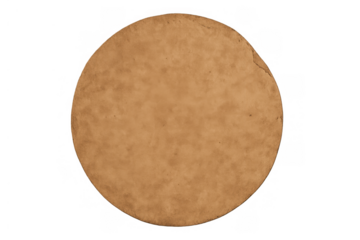 Round old paper texture background, vintage brown distressed parchment circle with aged rustic design