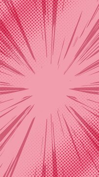 Pop art background with polka dots and shapes.