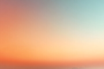 smooth peach to gold sunrise gradient with soft sky colors creating a clean warm modern background