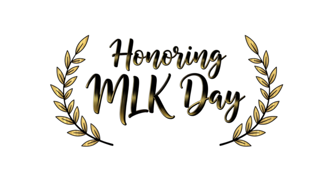 Elegant golden wreath with handwritten anniversary text isolated on transparent background - Powered by Adobe